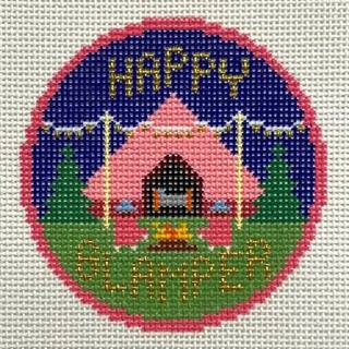 Happy Glamper Canvas by Doolittle Stitchery (thumbnail)