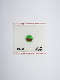 Mini Cherries Canvas by Rachel Barri Designs (thumbnail)