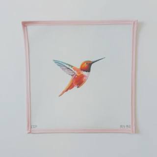Red Hummingbird by Colors of Praise Art Studio (thumbnail)