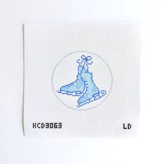 Ice Skate Ornament Canvas by KCN Designers (thumbnail)