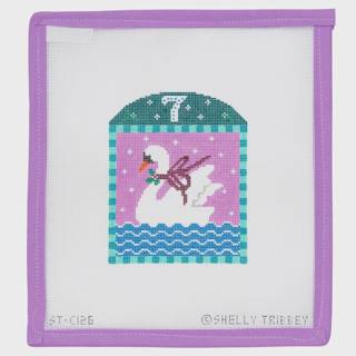 7 Swans A-Swimming by CBK Needlepoint (thumbnail)