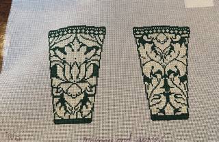 Whimsy and Grace Wg12353 Royal Damask Scissor Case Green by Whimsy and Grace (thumbnail)