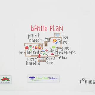 Battle Plan by Susan Battle Needlepoint (thumbnail)
