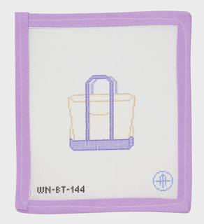 Lavender Boat & Tote by Wheelhaus Needlepoint (thumbnail)