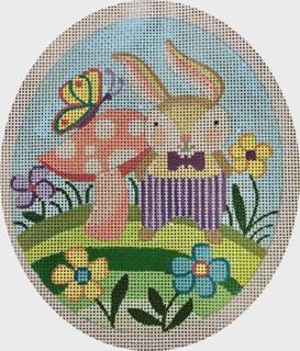 rabbit with mushroom by Heidi Stanley Designs (thumbnail)