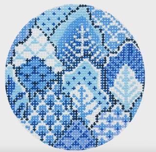 KC-KCBJ27 Cobalt Turkish Leaf by Kelly Clark (thumbnail)