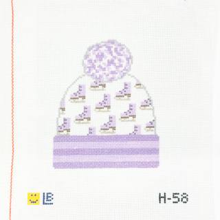 Beanie with Ice Skates by Lauren Bloch Designs (thumbnail)