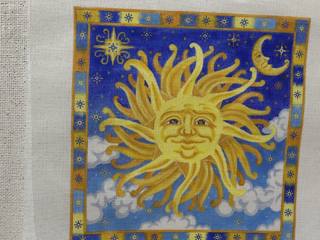 Golden Sun and Moon by Liz Goodrick-Dillon (Tapestry Tent, via Susan Roberts) (thumbnail)
