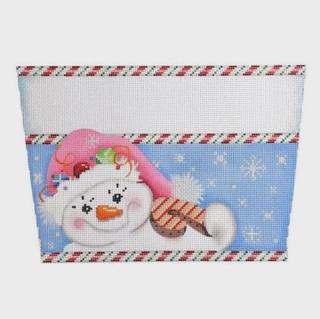 Snowlady / Pink Hat Stocking Cuff by Associated Talents (thumbnail)