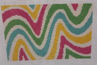 VIbrant Waves Purse Insert by Threaded and Tipsy Designs (thumbnail)