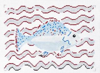 Red Blue Fish in Water PLC-EH120 by Penny Linn Designs (thumbnail)