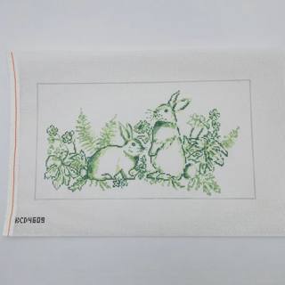 Green Bunny Bolster KCD4609 by KCN Designers (thumbnail)