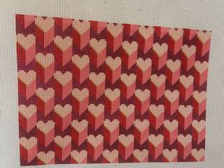 Expanding Hearts Clutch by La Fete Needlepoint (thumbnail)
