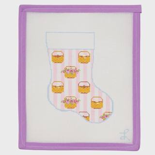 Lightship Baskets Mini Stocking by Lycette Designs (thumbnail)