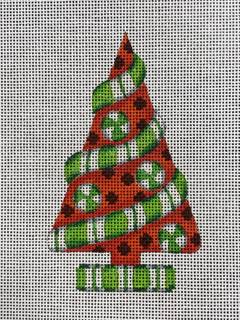 red tree w- peppermint twist by Burnett and Bradley (thumbnail)