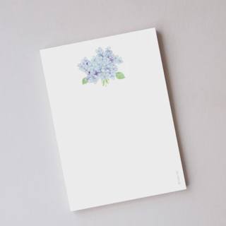 Hydrangea Bloom Notepad by Sara Fitz (thumbnail)