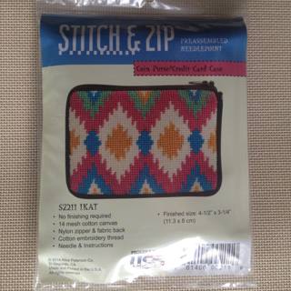 Ikat Pattern Coin / Card purse by Alice Peterson (thumbnail)