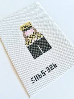 Taxi Driver Angel Needlepoint Canvas by KCN Designers (thumbnail)