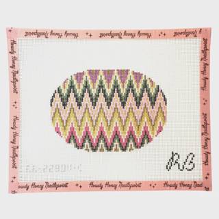 Warm Pinks Flame Oval by Rachel Barri Designs (thumbnail)