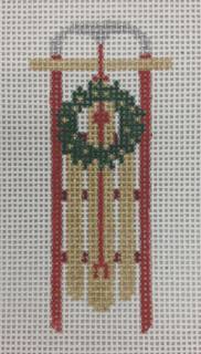 sled by Anne Fisher Needlepoint (thumbnail)