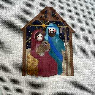 CH-1425 Holy Family Manger by Danji Designs (thumbnail)