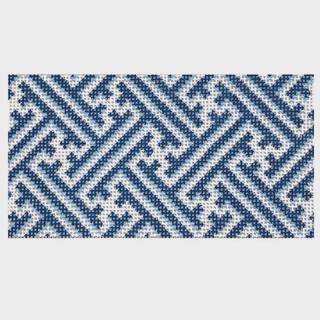 Navy Fretwork Insert by Two Sisters Needlepoint (thumbnail)