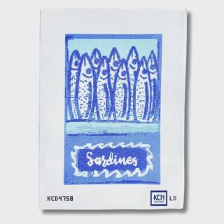 Sardines Needlepoint Canvas by KCN Designers (thumbnail)