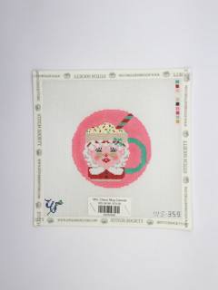 Mrs. Claus Mug Canvas by Wipstitch Needleworks (thumbnail)