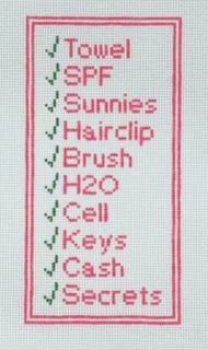 Summer Checklist - Pink by Mimi In Stitches (thumbnail)