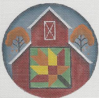 Barn - Fall Round by Rebecca Wood Designs (thumbnail)
