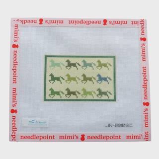 Horse Array - Green by Tilli Tomas (thumbnail)