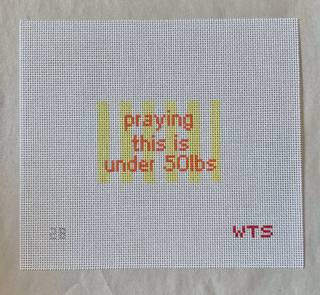 Praying this is Under 50lbs by What's the Stitch (thumbnail)