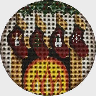 Rebecca Wood 1077c Stockings on the Hearth by Rebecca Wood Designs (thumbnail)