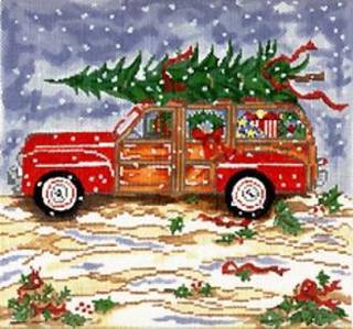 Woody Wagon Christmas on 13 by Cooper Oaks Designs (thumbnail)