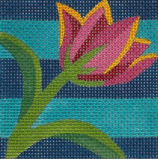 4804 Tulip on Stripes by Alice Peterson (thumbnail)