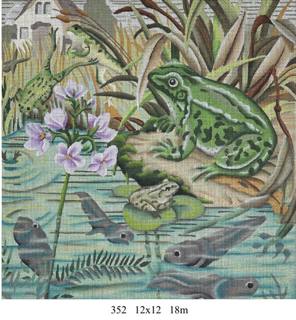 Melissa Shirley 352 Frog Pond Pillow by Melissa Shirley Designs (thumbnail)