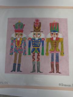 Colorful Nutcrackers by Kate Dickerson Needlepoint Collections (thumbnail)