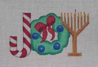 joy with menorah by Nenah Stone (thumbnail)