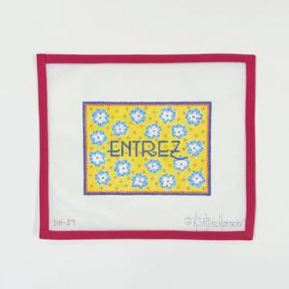 Entrez - yellow by Kate Dickerson Needlepoint Collections (thumbnail)
