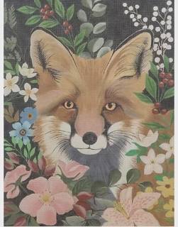 Fox In Flowers by Painted Pony Designs (thumbnail)