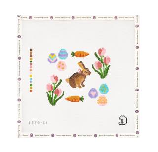 Bunny Grid by Rachel Barri Designs (thumbnail)