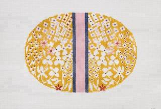 Golden Hour Flower Oval by Rachel Barri Designs (thumbnail)