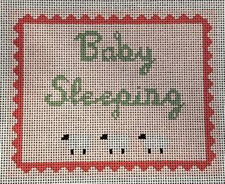 BABY SLEEPING PINK by Goodpoint Needlepoint (thumbnail)