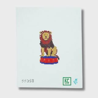 Circus Lion Canvas by Stitch Style Needlepoint (thumbnail)