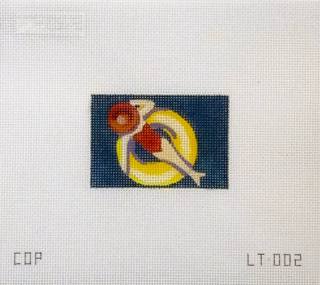 Pool Float Luggage Tag by Colors of Praise Art Studio (thumbnail)