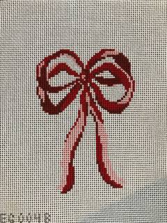 Eleven Gables: Red Bow Canvas by Stitch Style Needlepoint (thumbnail)