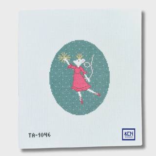 Christmas Mouse Red Ornament by KCN Designers (thumbnail)