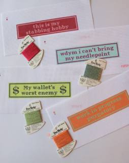 Self Finishing Canvas Inserts by Threaded and Tipsy Designs (thumbnail)