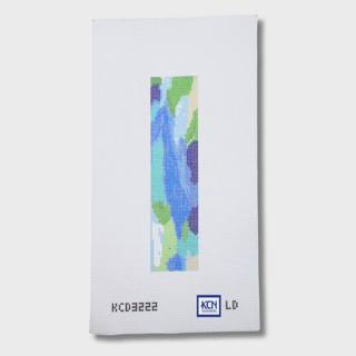 Blue Abstract Bookmark Canvas by KCN Designers (thumbnail)