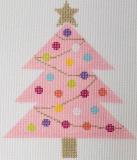Pink Christmas Tree by Stitch Rock Designs (thumbnail)